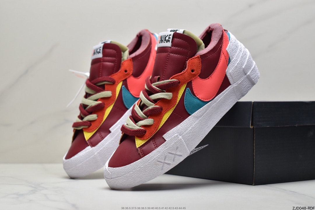 240 Sacai x NIKE Blazer Low 耐克全新联名开拓者低帮休闲板鞋 DM7901-400