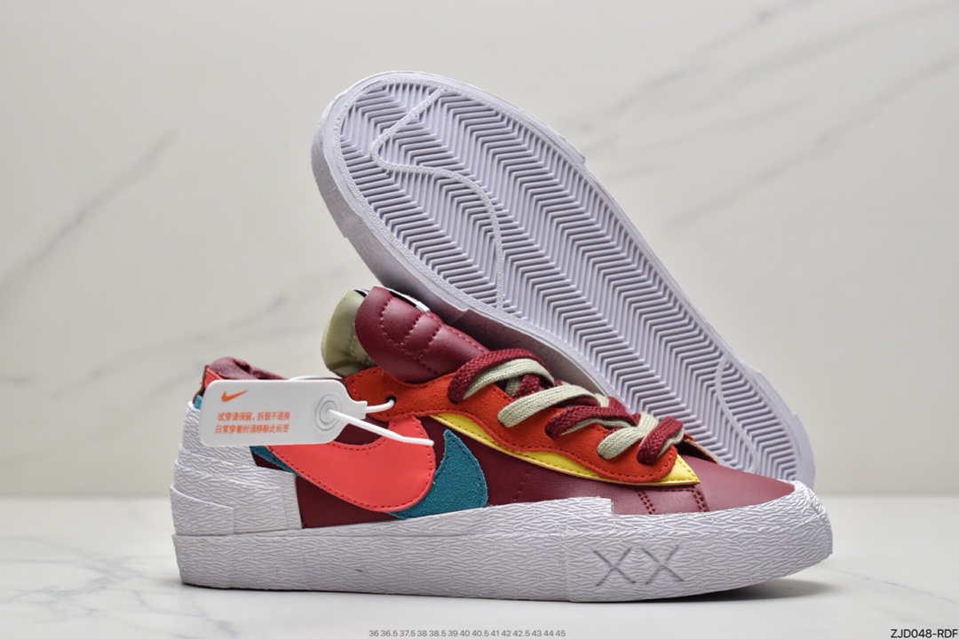 240 Sacai x NIKE Blazer Low 耐克全新联名开拓者低帮休闲板鞋 DM7901-400
