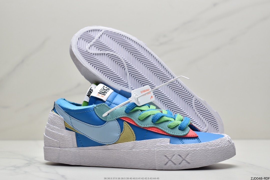 240 Sacai x NIKE Blazer Low 耐克全新联名开拓者低帮休闲板鞋 DM7901-400