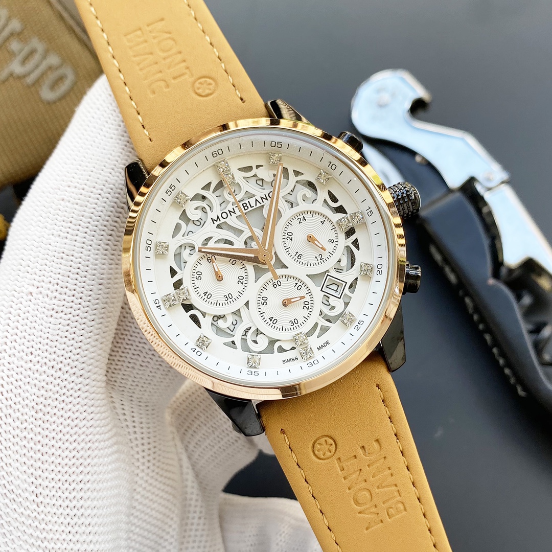 Marblelon-Montblanc Men’s Multi-Purpose Stone Watch with Steel Shell and Imported Stone Core - 图片 4