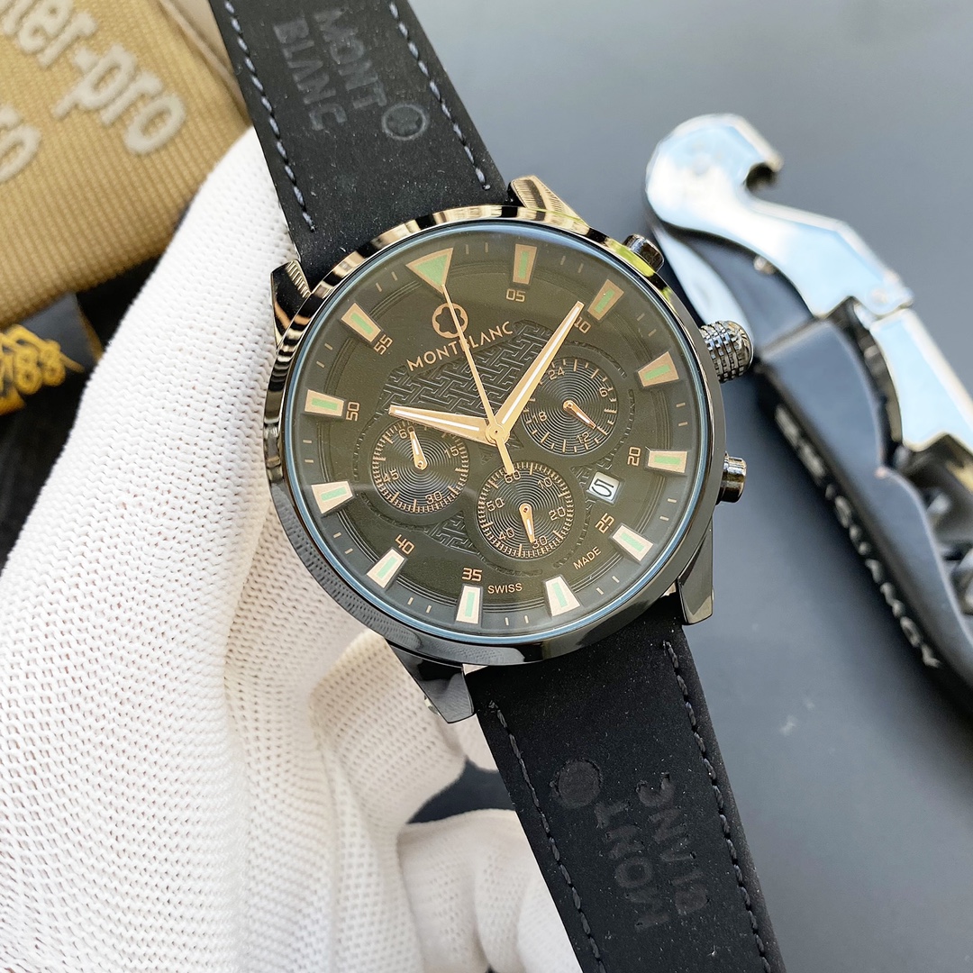 Marblelon-Montblanc Men’s Multi-Purpose Stone Watch with Steel Shell and Imported Stone Core - 图片 1