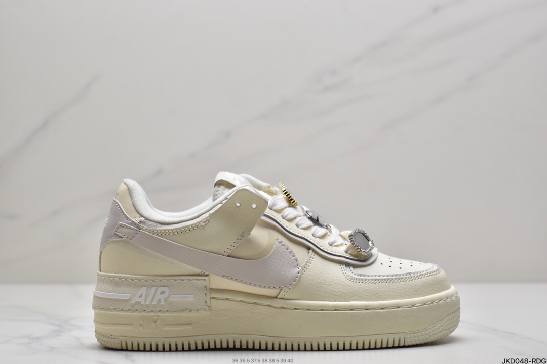 160 耐克Nike WMNS Air Force 1 Shadow空军一号CI0919-101