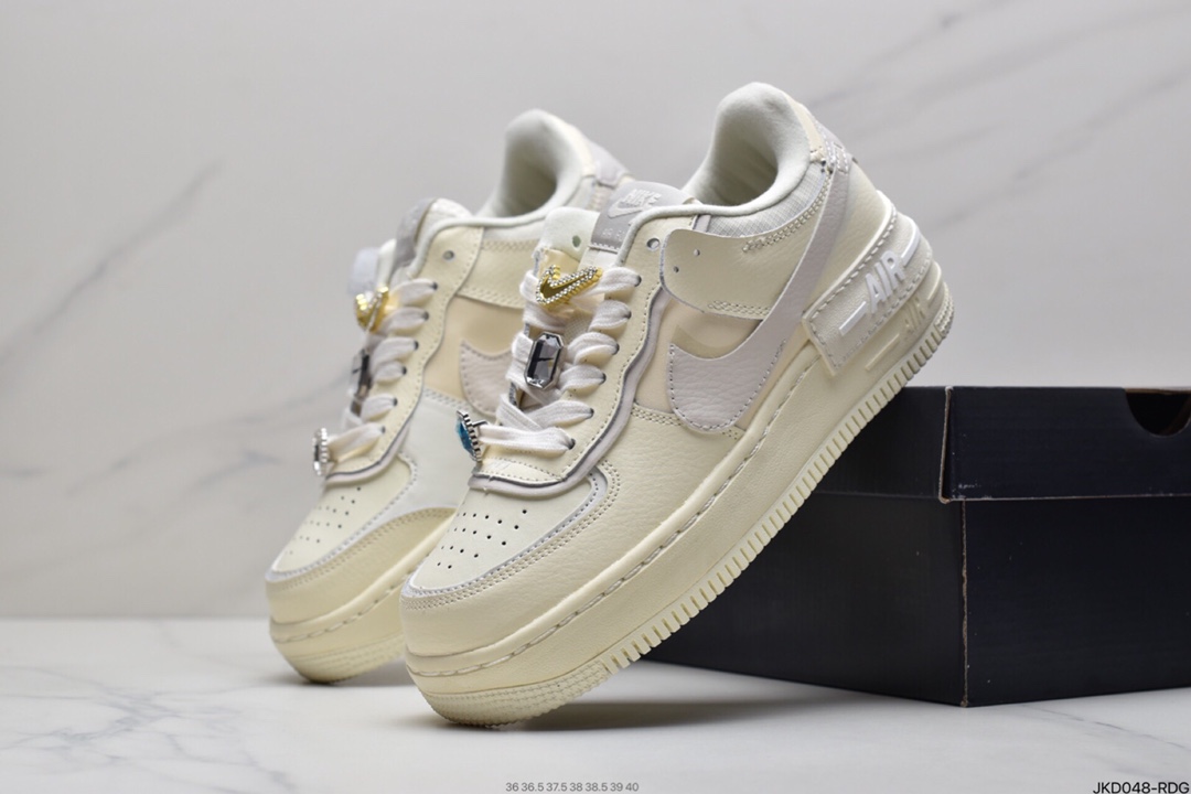 160 耐克Nike WMNS Air Force 1 Shadow空军一号CI0919-101