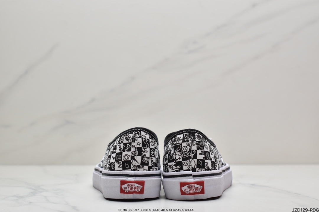 140 万斯Vans Authentic 经典安娜海姆 4孔低帮硫化滑板鞋休闲板鞋