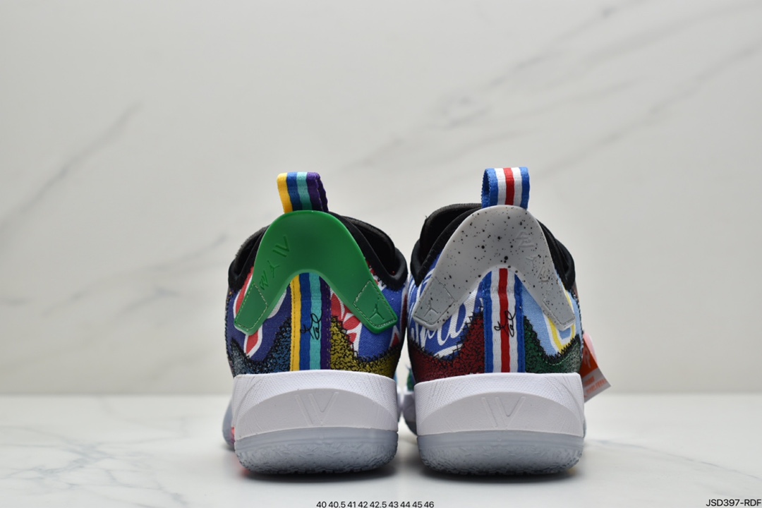 200 乔丹Air Jordan Why Not Zer0.4PF威少4拼接休闲运动篮球运动鞋DD1133-103