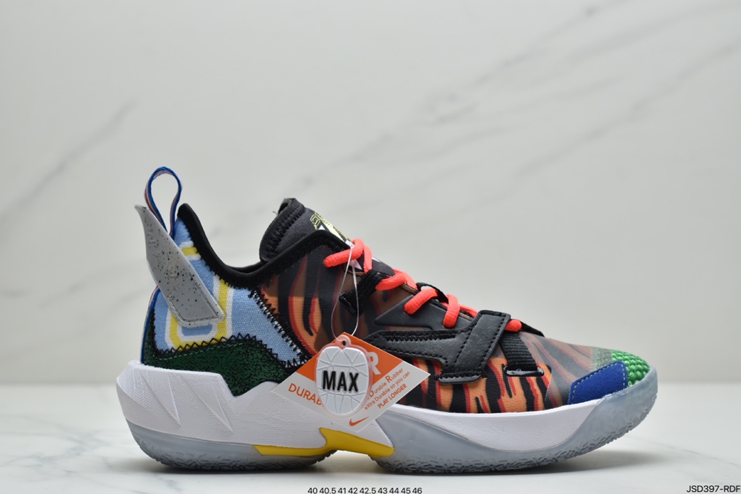 200 乔丹Air Jordan Why Not Zer0.4PF威少4拼接休闲运动篮球运动鞋DD1133-103