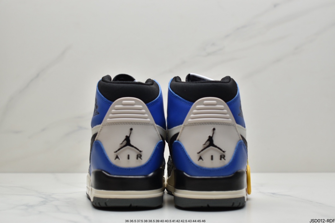 200  Air Jordan  Legacy 三合312 ”橘白”有着交错结合的设计AQ4160-140