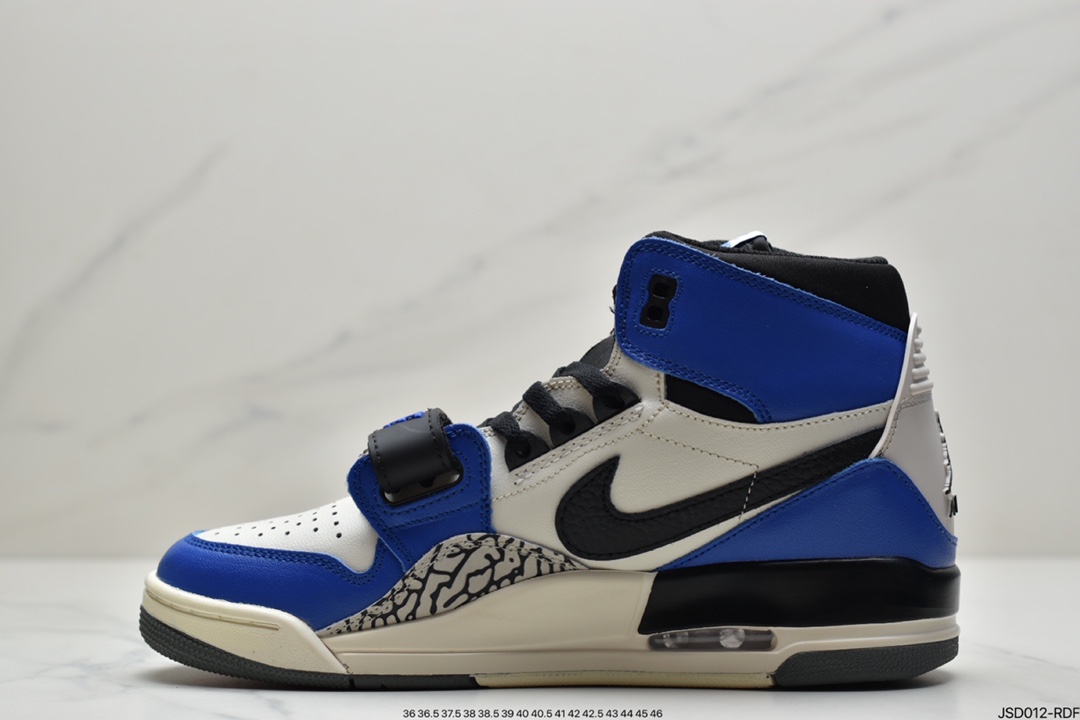 200  Air Jordan  Legacy 三合312 ”橘白”有着交错结合的设计AQ4160-140