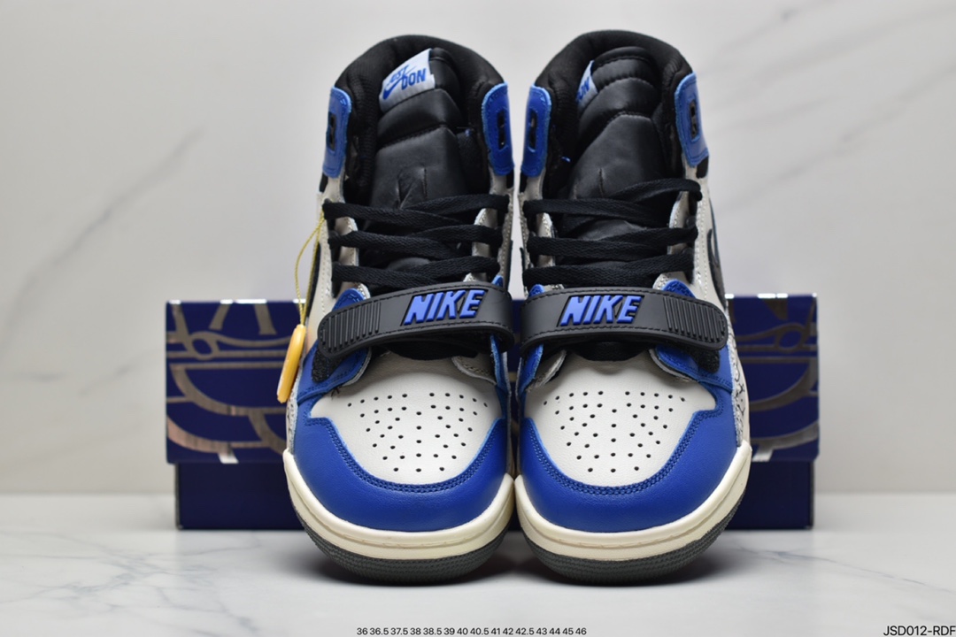 200  Air Jordan  Legacy 三合312 ”橘白”有着交错结合的设计AQ4160-140