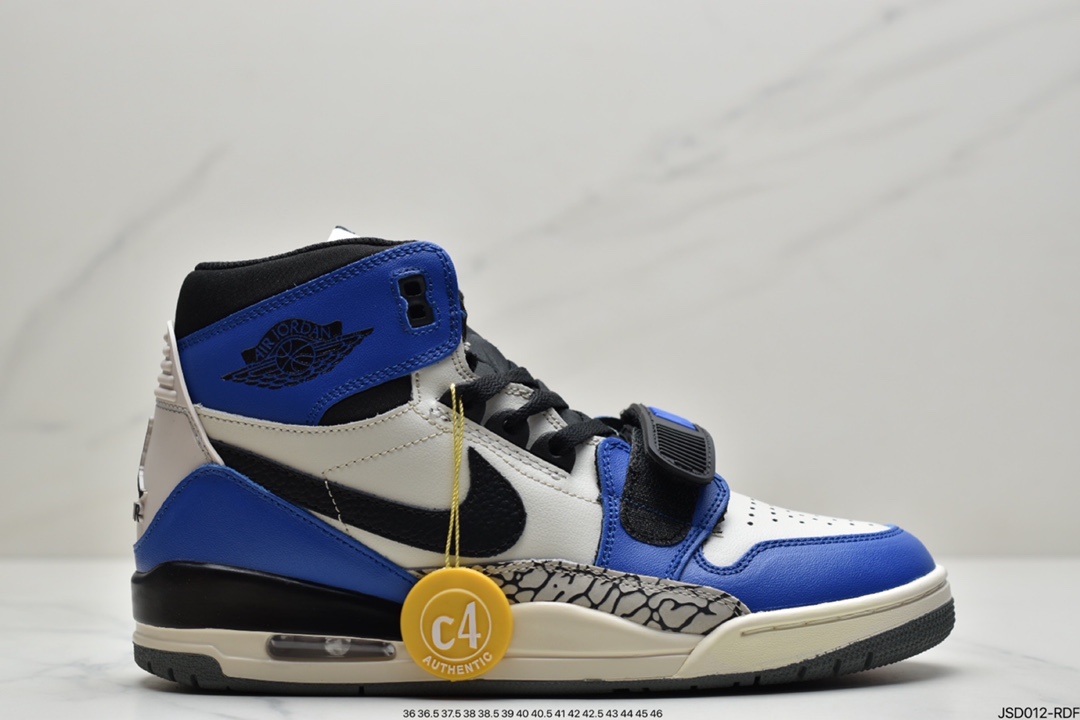 200  Air Jordan  Legacy 三合312 ”橘白”有着交错结合的设计AQ4160-140