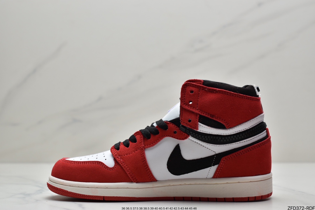 280 Air Jordan 1 High Switch 拉链拉链设计暗藏玄机CW6576-200