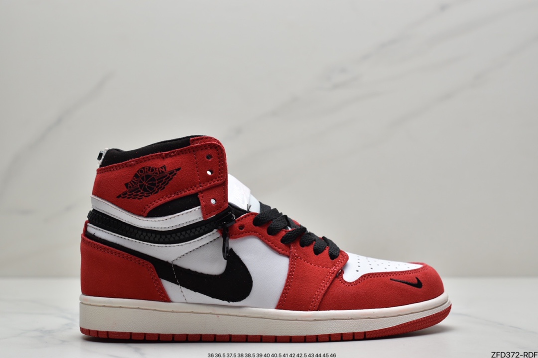 280 Air Jordan 1 High Switch 拉链拉链设计暗藏玄机CW6576-200