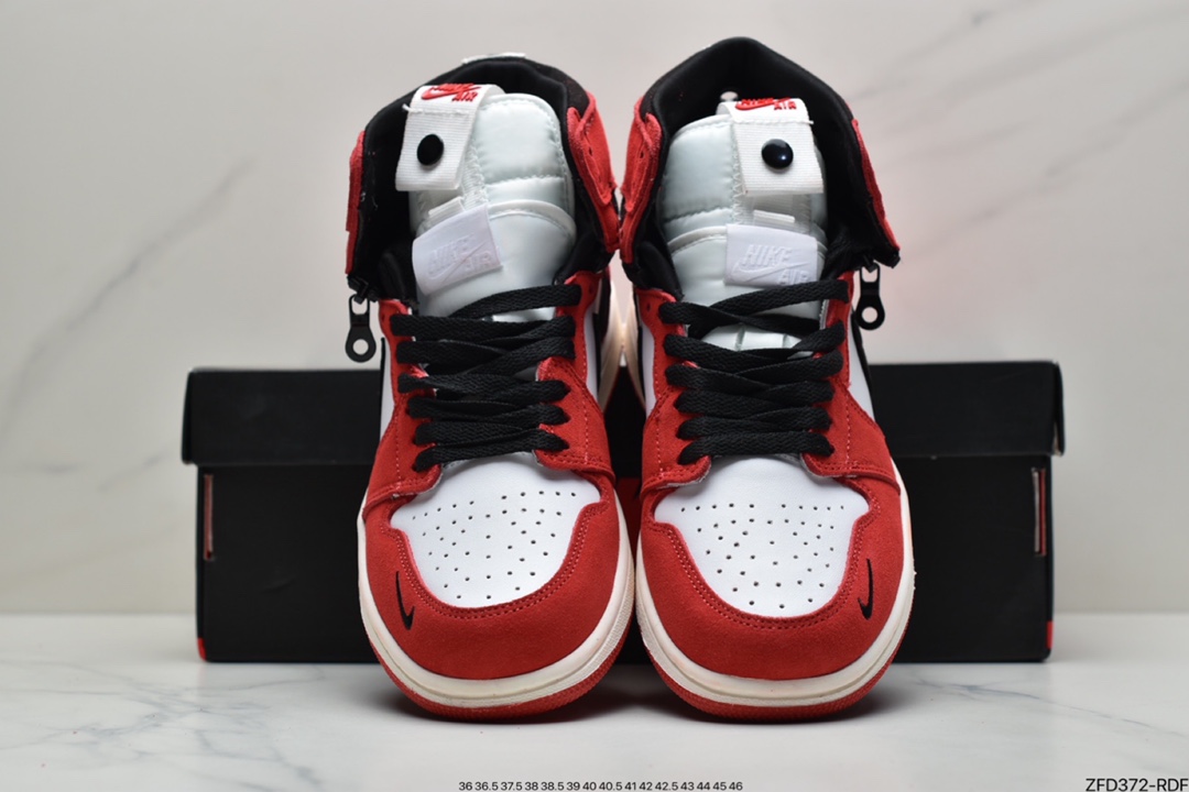 280 Air Jordan 1 High Switch 拉链拉链设计暗藏玄机CW6576-200