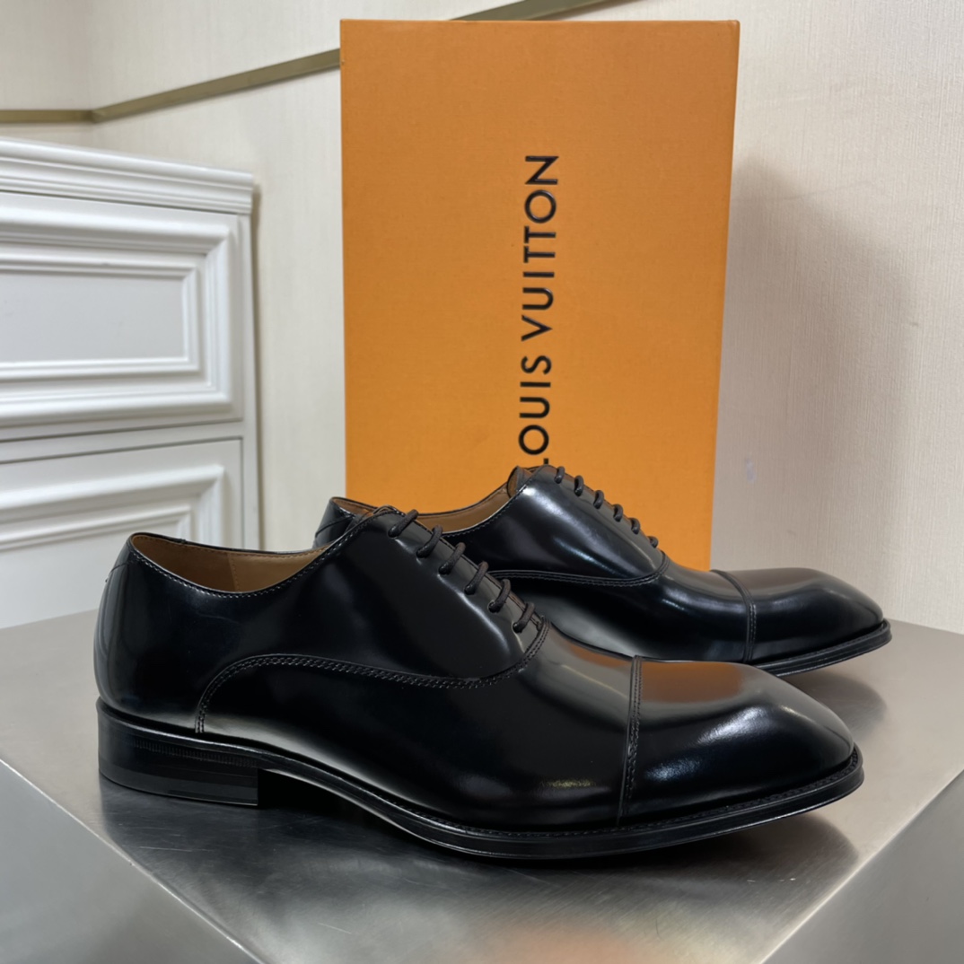 Louis Vuitton Shoes Plain Toe Calfskin Cowhide