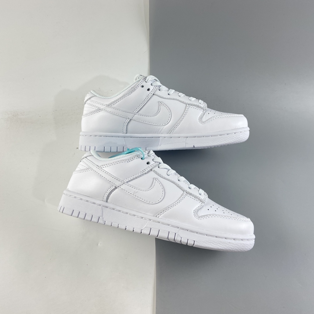 P210  NIKE SB Dunk Low Prm 纯白配色SB扣碎篮板时尚休闲板鞋 DD1503-109