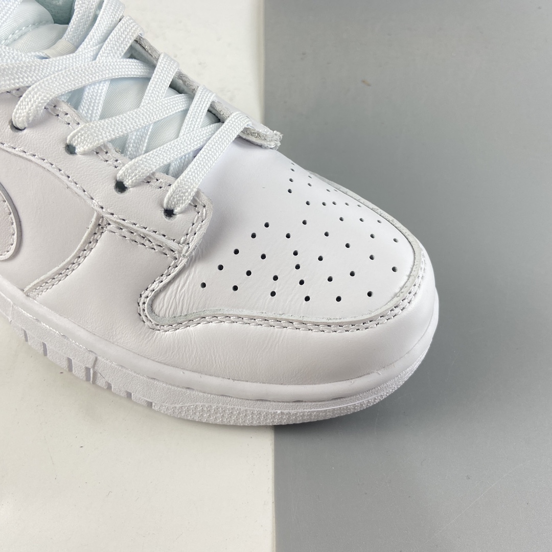P210  NIKE SB Dunk Low Prm 纯白配色SB扣碎篮板时尚休闲板鞋 DD1503-109