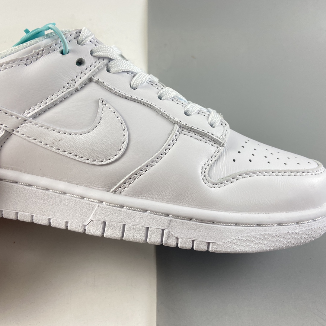 P210  NIKE SB Dunk Low Prm 纯白配色SB扣碎篮板时尚休闲板鞋 DD1503-109