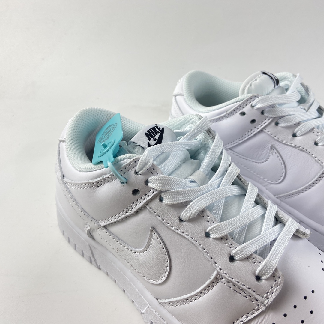 P210  NIKE SB Dunk Low Prm 纯白配色SB扣碎篮板时尚休闲板鞋 DD1503-109