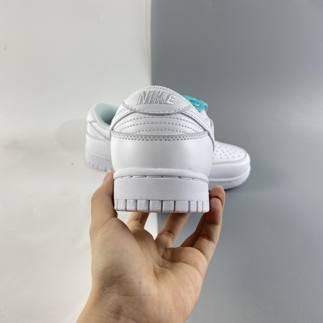 P210  NIKE SB Dunk Low Prm 纯白配色SB扣碎篮板时尚休闲板鞋 DD1503-109