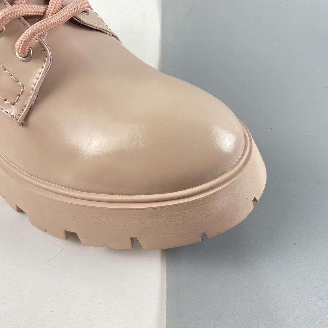 P360  意大利高奢品牌亚历山大·麦昆Alexander McQueen Wander Chunky Leather Brogues漫步系列女士系带厚底老爹朋克风机车马丁靴布洛克鞋