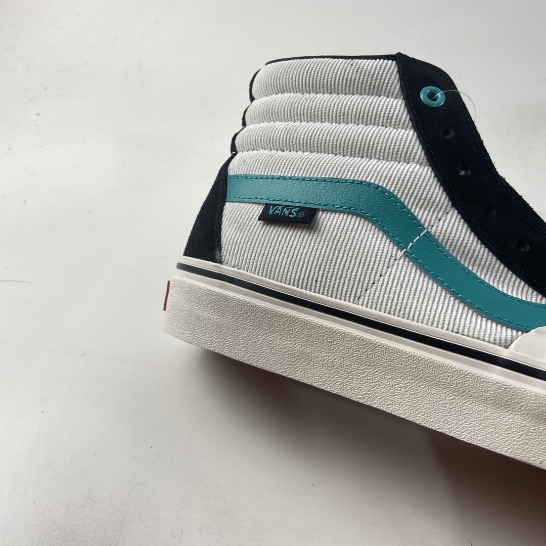 P160  Vans SK8-Hi X 滑手FABIANA.DELFINO 秋冬合作款 灯芯绒黑绿高 VN0A4BVAKO9