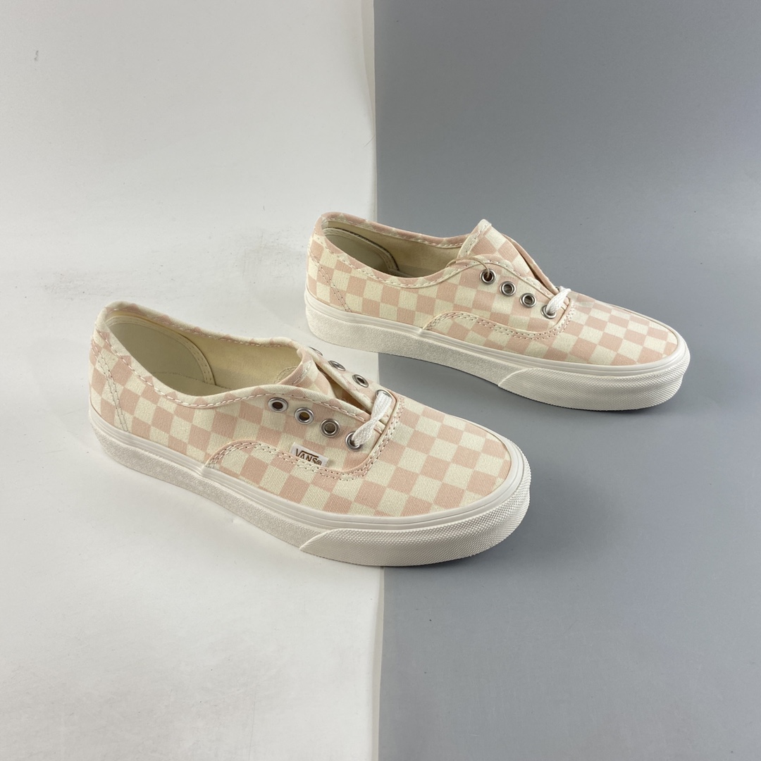 P130  Vans Authentic 经典安娜海姆 粉棋盘格 VN0A5HZS9FP