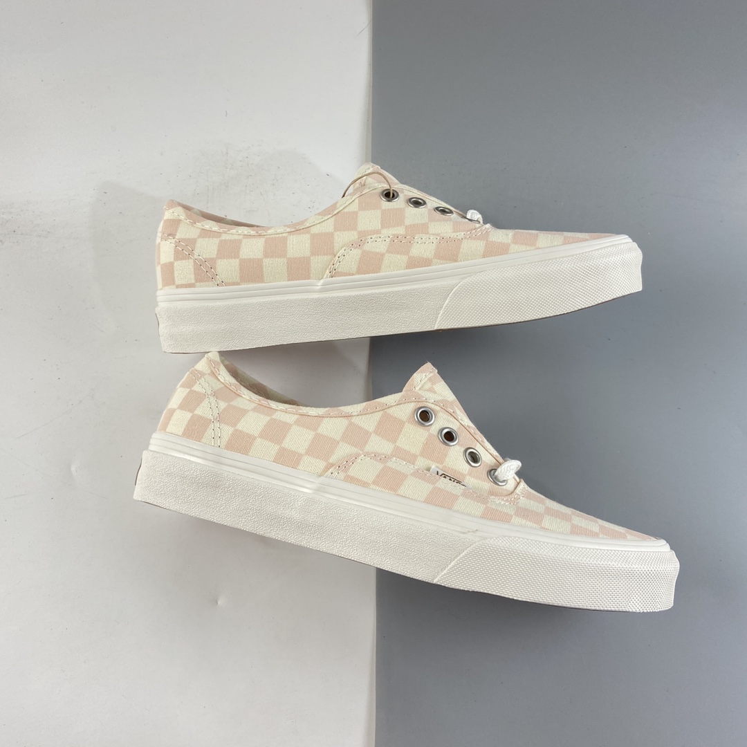 P130  Vans Authentic 经典安娜海姆 粉棋盘格 VN0A5HZS9FP