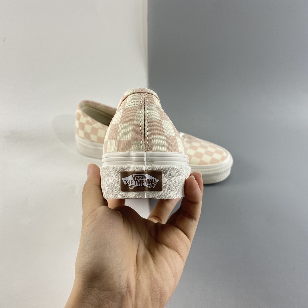 P130  Vans Authentic 经典安娜海姆 粉棋盘格 VN0A5HZS9FP