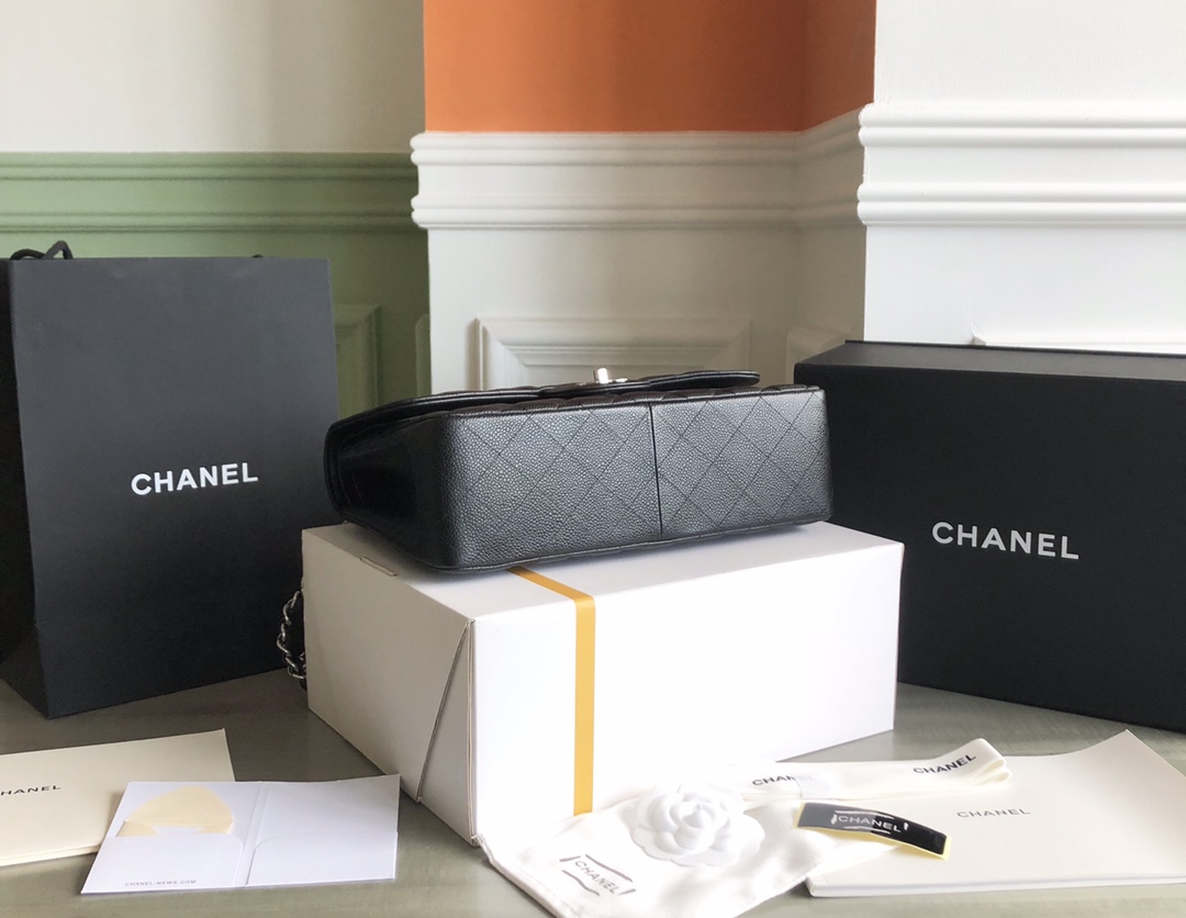 特级白金版 Chanel ClassicFlap牛皮球纹cf 30 4