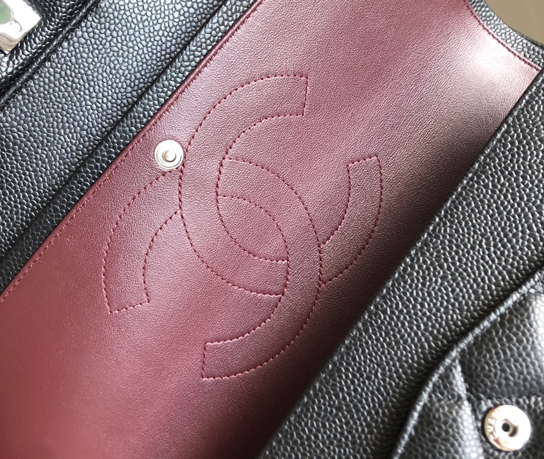 特级白金版 Chanel ClassicFlap牛皮球纹cf 30 9