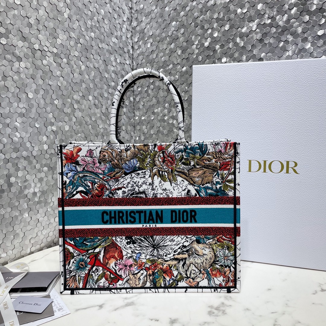 Dior Book Tote Handbags Tote Bags Embroidery