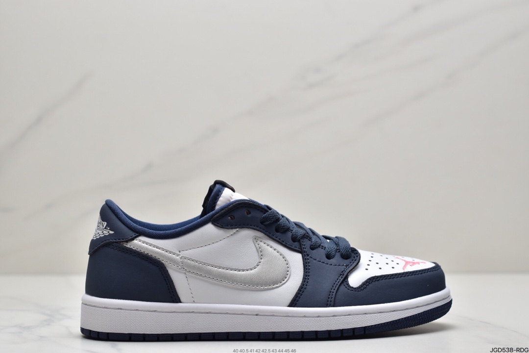 180 Nike SB x Air Jordan 1 Low 北卡蓝 低帮休闲运动板鞋 CJ7891-400