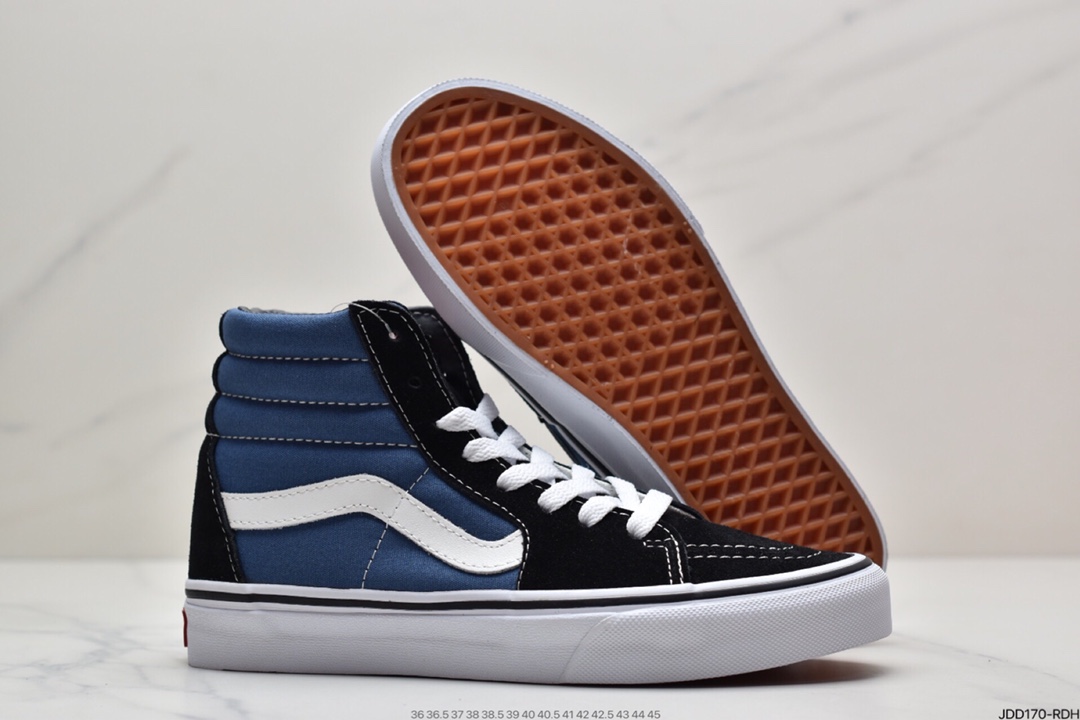 120 万斯VANS SK8-HI 经典高低帮硫化休闲运动帆布板鞋