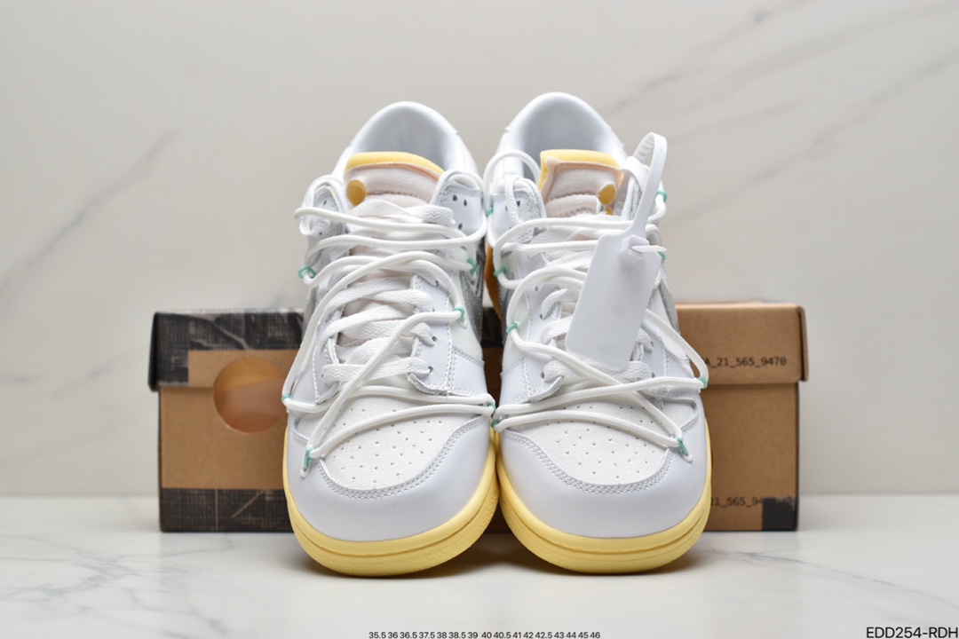 340 Off-White x NIKE SB Dunk Low”The 50”OW联名50色 DM1602-127