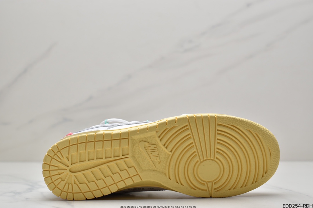 340 Off-White x NIKE SB Dunk Low”The 50”OW联名50色 DM1602-127