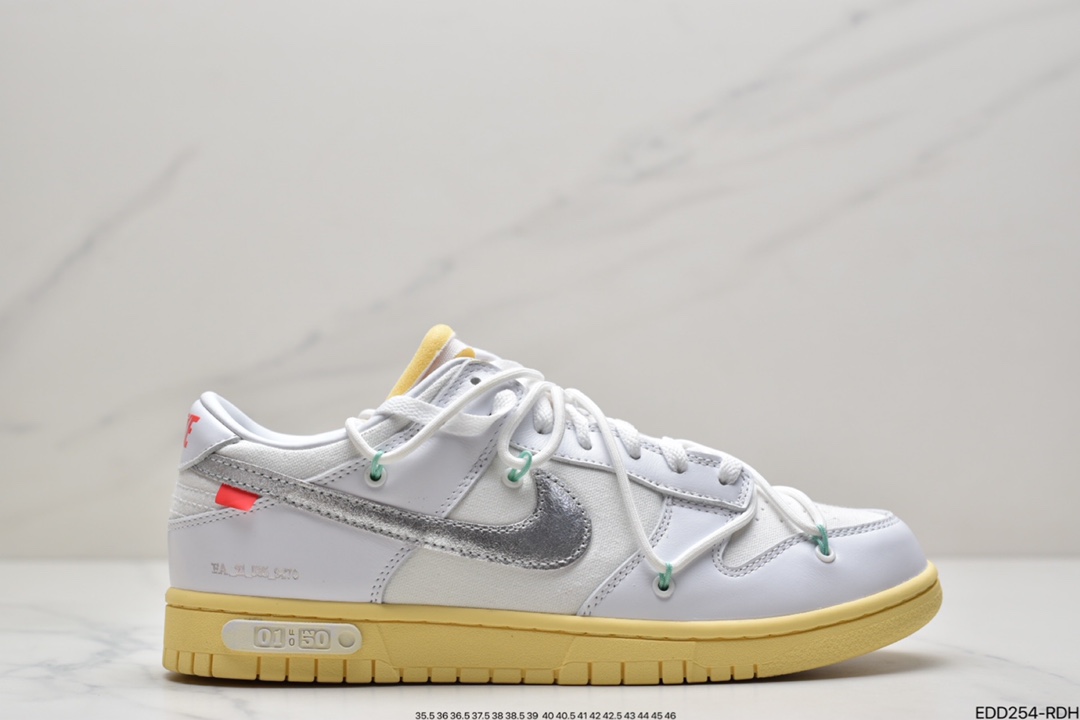 340 Off-White x NIKE SB Dunk Low”The 50”OW联名50色 DM1602-127