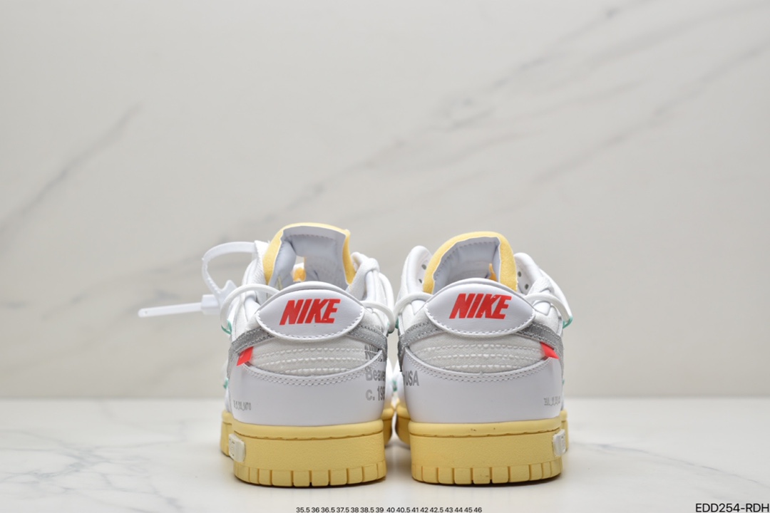 340 Off-White x NIKE SB Dunk Low”The 50”OW联名50色 DM1602-127