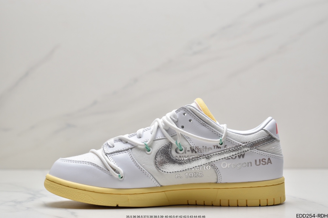 340 Off-White x NIKE SB Dunk Low”The 50”OW联名50色 DM1602-127