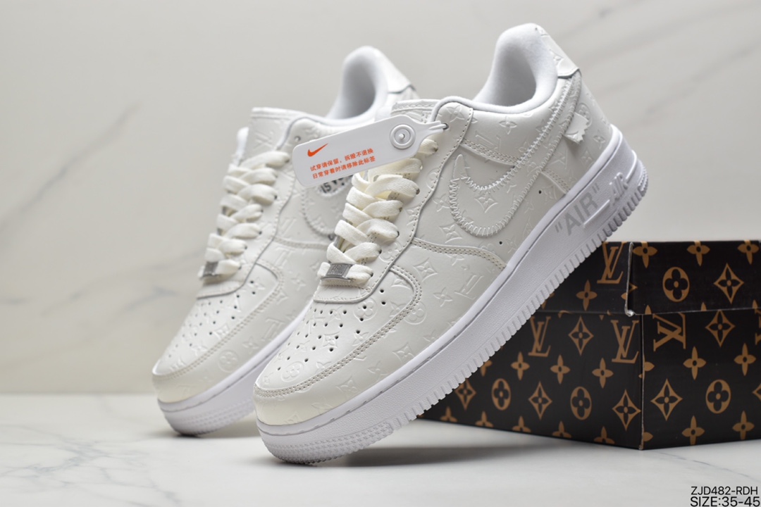 240 耐克Nike Air Force1  全新配色 LV联名 LV3369-100