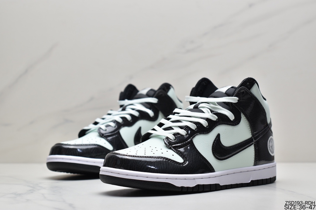320 耐克Nike Dunk High All Star 薄荷绿全明星男女高帮滑板鞋DD1398-300