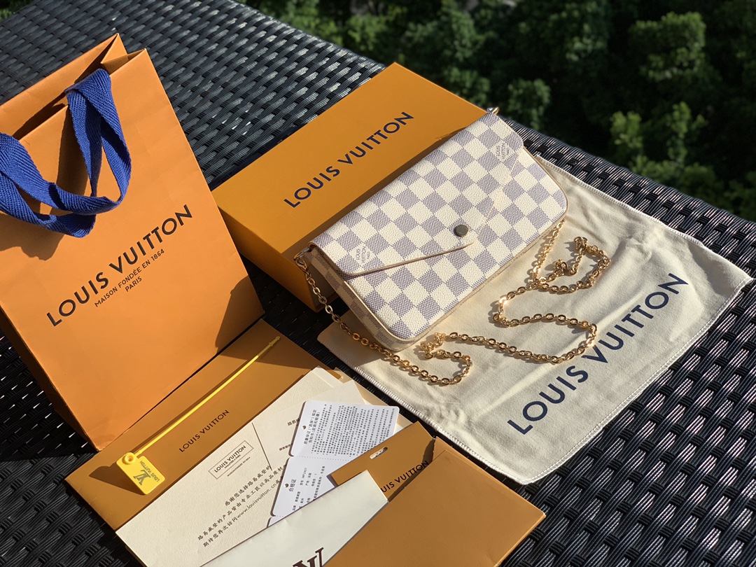 非市场普通货 进口皮料半钢五金 m63106尺寸21 x 12 x 3 cm POCHETTE FÉLI