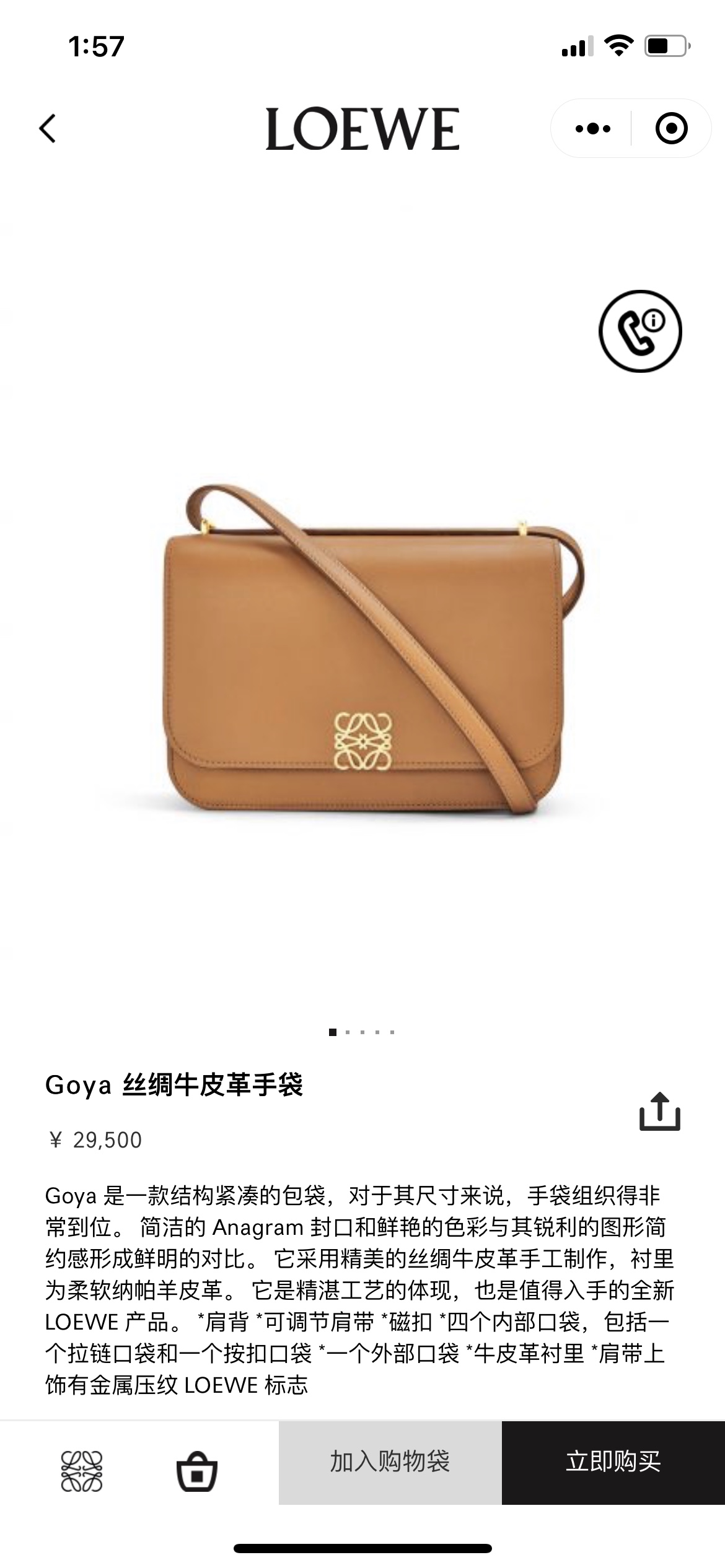 NO:192405,#Official website picture#, Goya medium size19860909#官网图#,Goya中号,Bag