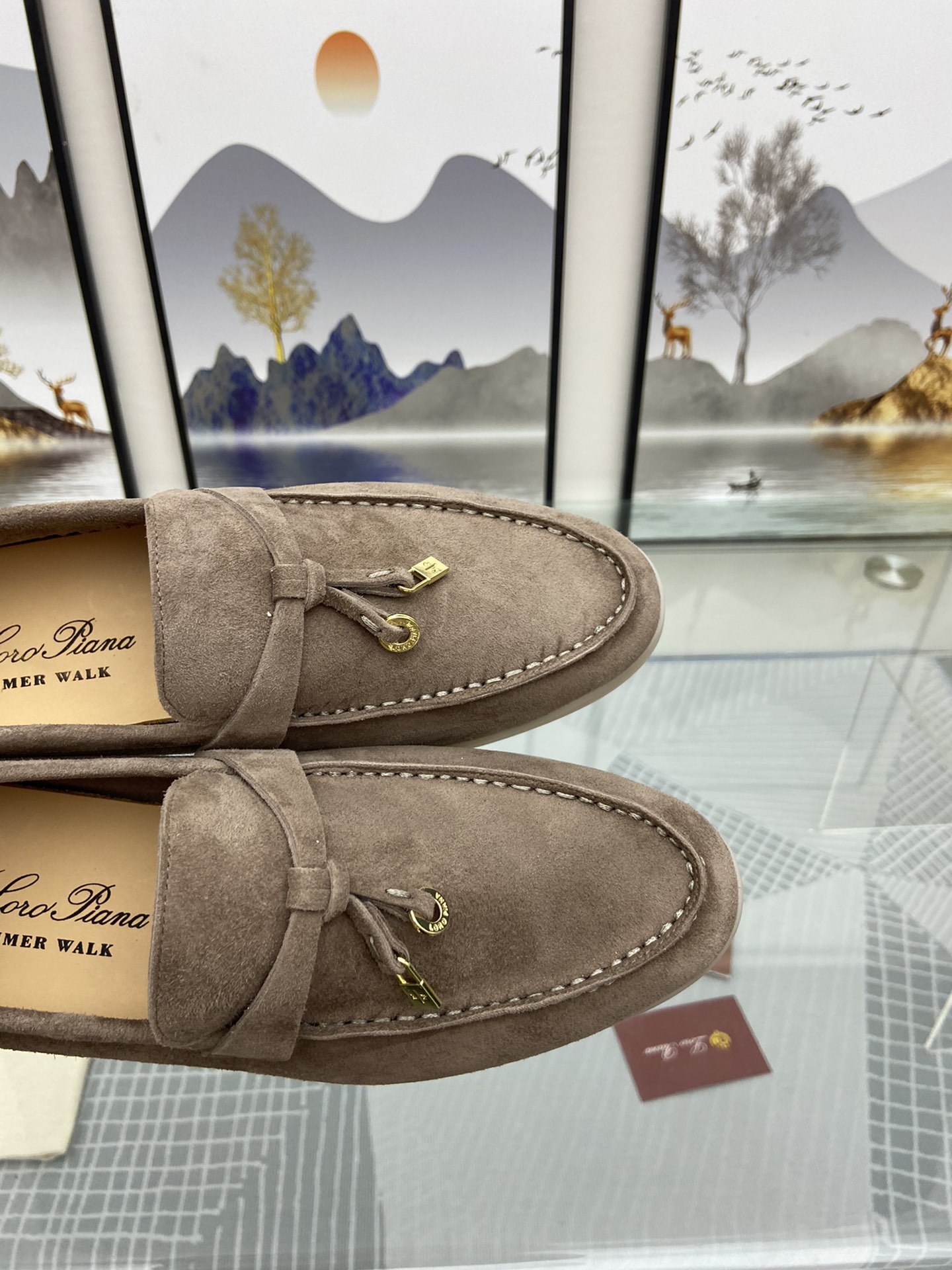 P251Loro Piana* marea marca cuatro estaciones modelos clásicos. Parte superior: oveja importada Jing