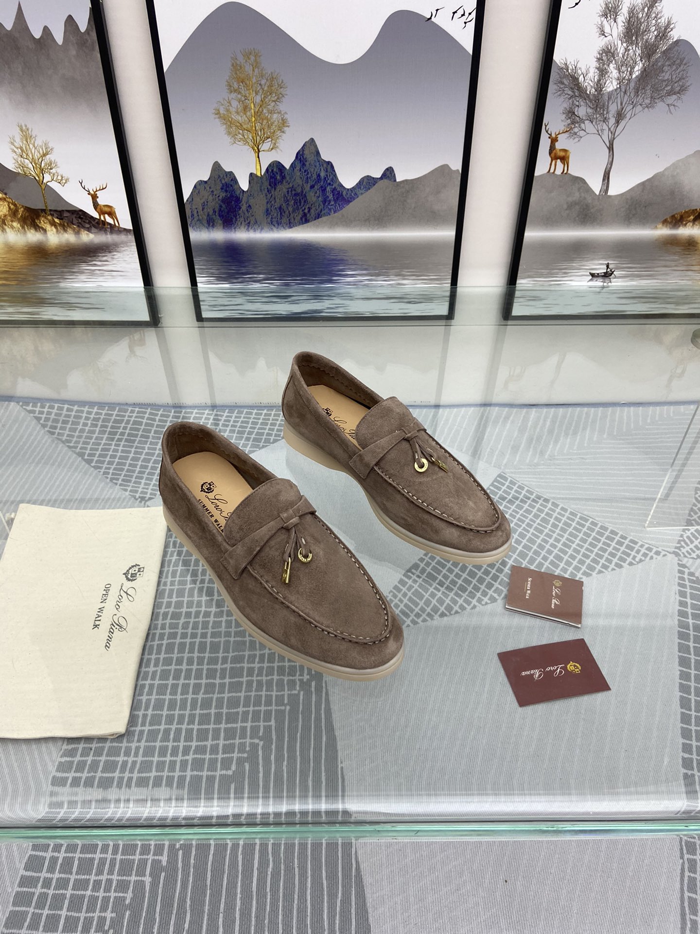 P251Loro Piana* marea marca cuatro estaciones modelos clásicos. Parte superior: oveja importada Jing