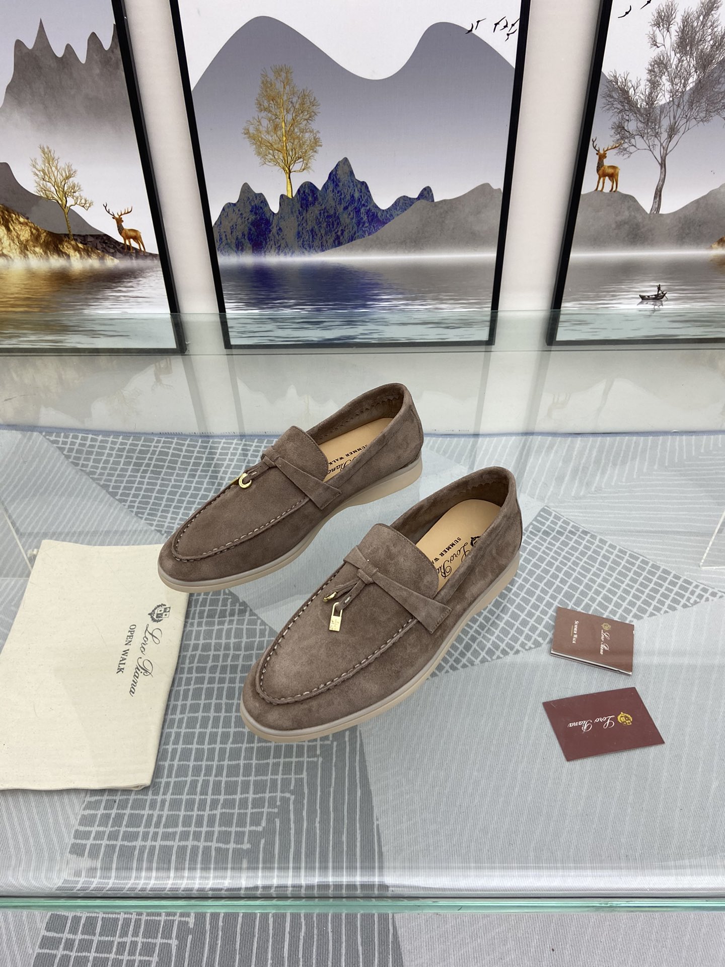 P251Loro Piana* marea marca cuatro estaciones modelos clásicos. Parte superior: oveja importada Jing