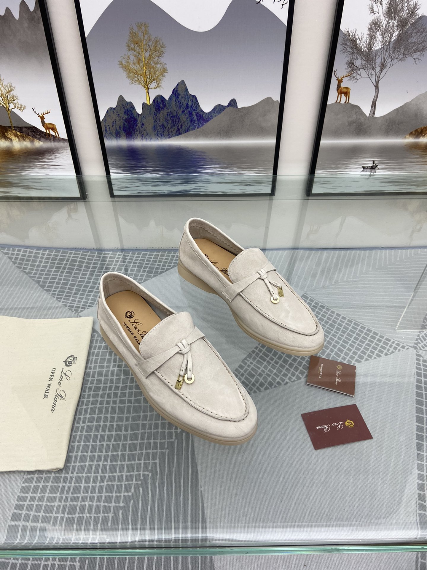 P251Loro Piana* marea marca cuatro estaciones modelos clásicos. Parte superior: oveja importada Jing