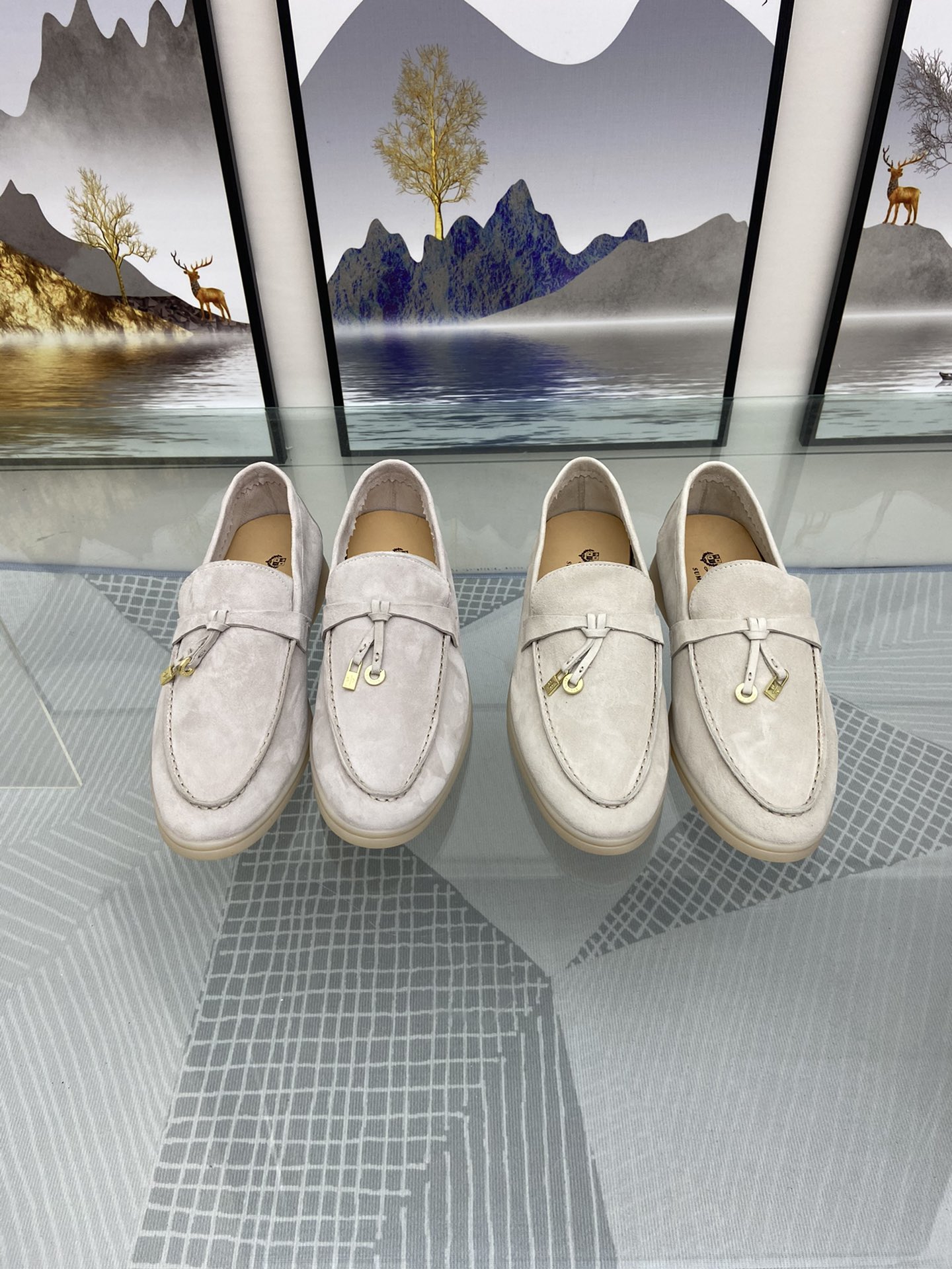 P251Loro Piana* marea marca cuatro estaciones modelos clásicos. Parte superior: oveja importada Jing
