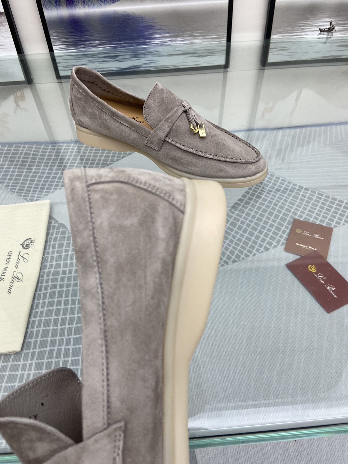 P251Loro Piana* marea marca cuatro estaciones modelos clásicos. Parte superior: oveja importada Jing