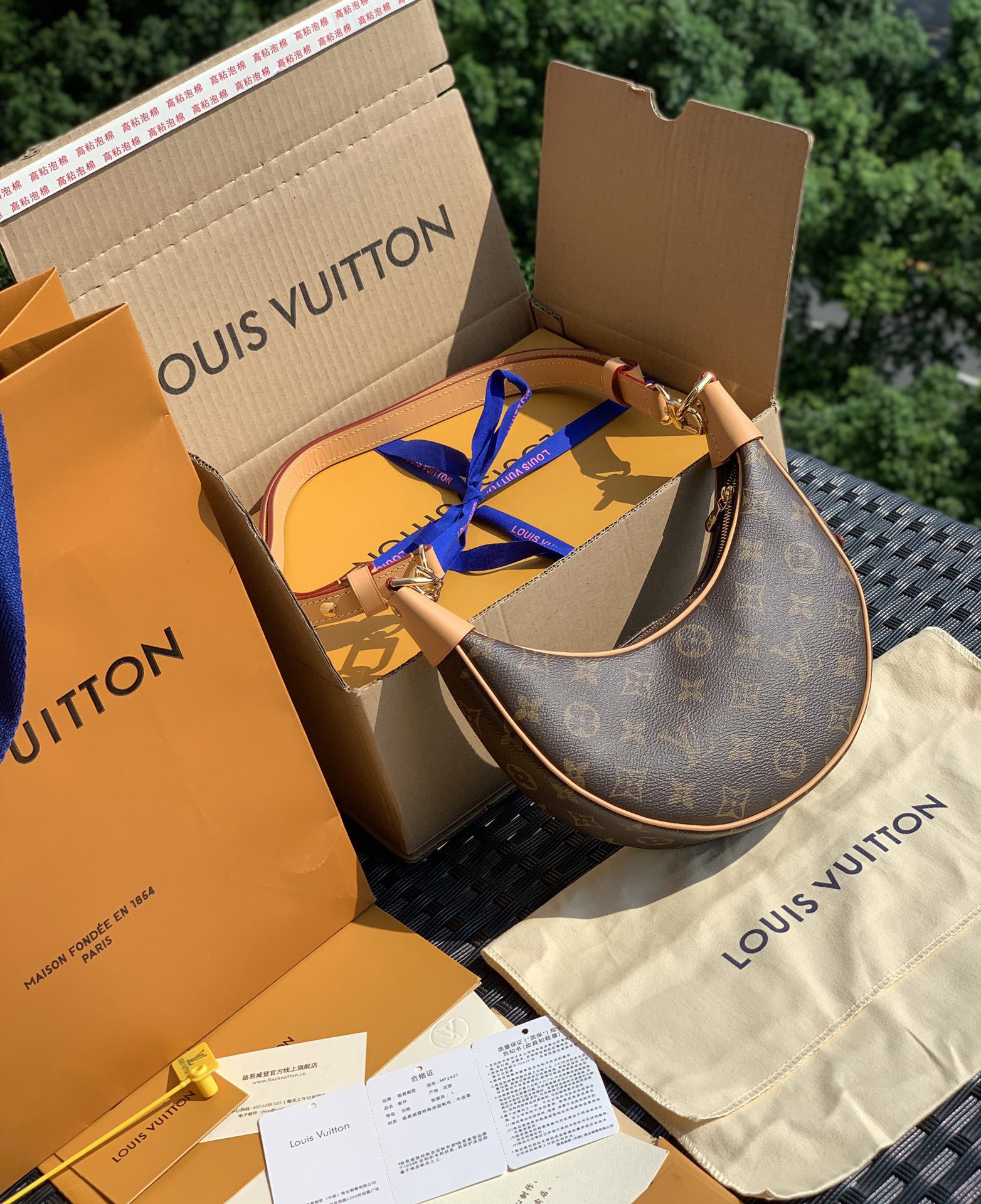 🌼 m81098尺寸:24*22*6cm 海外渠道订单！原厂货！明年的大爆款提前登场！———牛角/月亮包