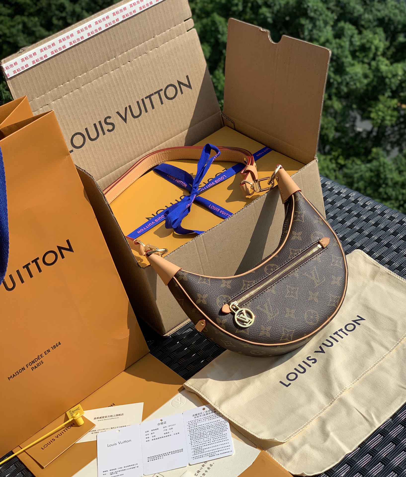 🌼 m81098尺寸:24*22*6cm 海外渠道订单！原厂货！明年的大爆款提前登场！———牛角/月亮包